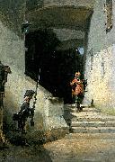 Carl Spitzweg Serenissimus oil on canvas